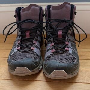 Oboz Women's Hiking Boots - Gray and purple